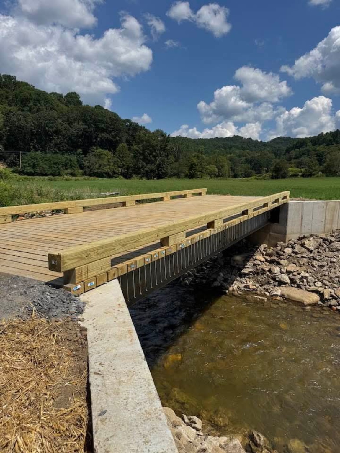 Bower Brothers Grading bridge project