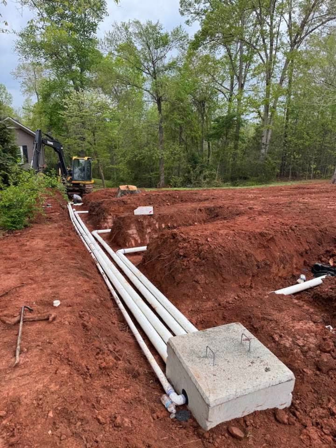 Bower Brothers Grading septic project